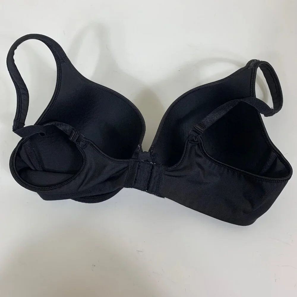 Bali One Smooth U Ultra Light Bra, Underwire T-shirt Bra Black - Size 36C - Picture 6 of 6